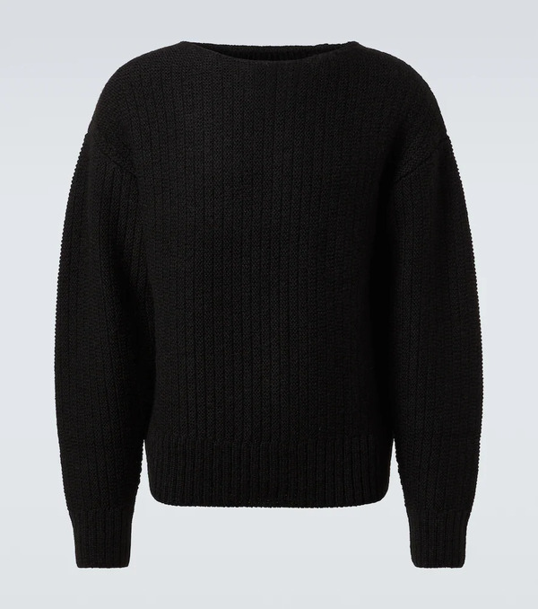  Visvim Visvim Logo Wool And Mohair-blend Sweater 