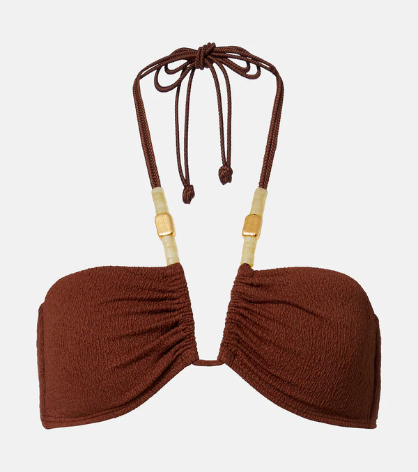  Vix Paula Hermanny Vix Paula Hermanny Harper Carol Beaded Bikini Top 
