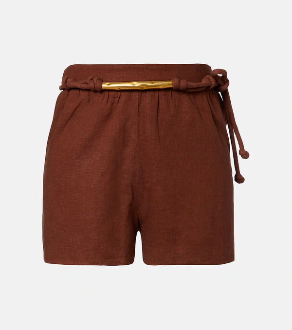  Vix Paula Hermanny Vix Paula Hermanny Janet Linen-blend Shorts 