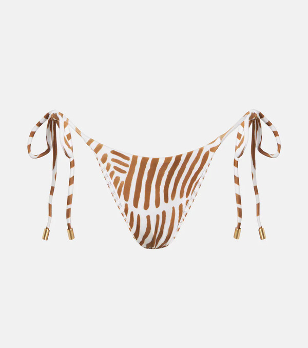  Vix Paula Hermanny Vix Paula Hermanny Tie Side Printed Bikini Bottoms 