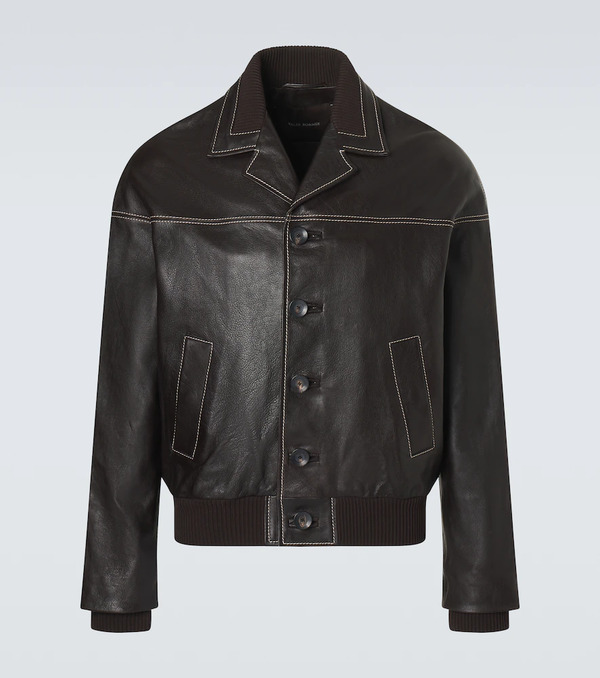  Wales Bonner Wales Bonner Time Leather Jacket 