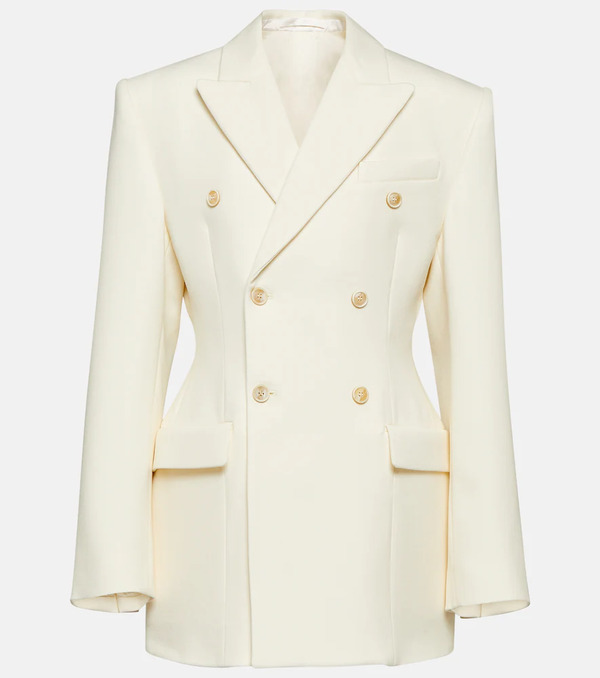  Wardrobe.nyc Wardrobe.nyc Contour Double-breasted Wool Blazer 