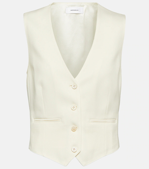  Wardrobe.nyc Wardrobe.nyc Cropped Wool Vest 