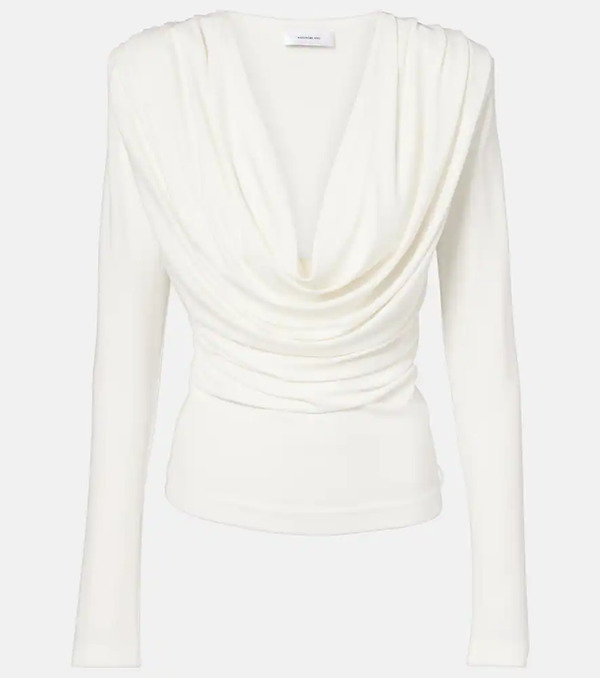  Wardrobe.nyc Wardrobe.nyc Draped Jersey Top 