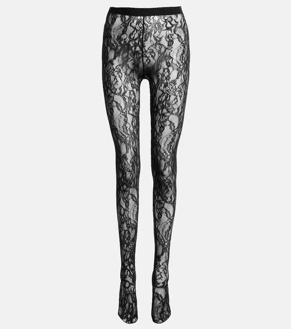  Wardrobe.nyc Wardrobe.nyc Floral Lace Tights 