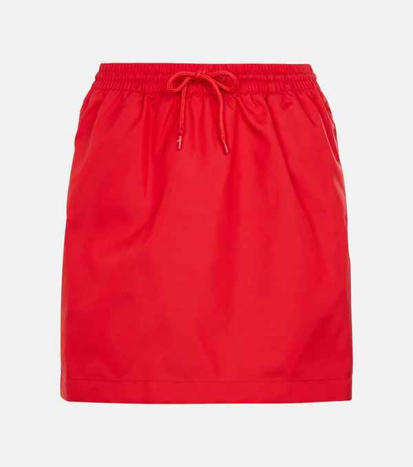  Wardrobe.nyc Wardrobe.nyc High-rise Drawstring Miniskirt 