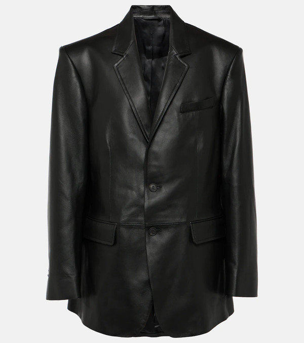  Wardrobe.nyc Wardrobe.nyc Oversized Leather Blazer 