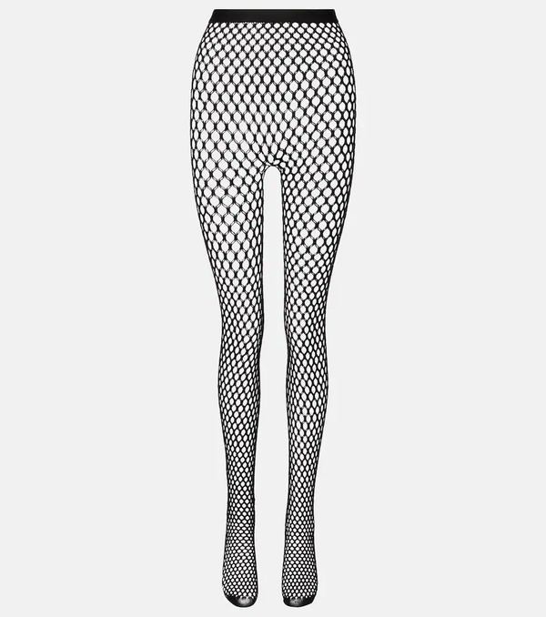  Wardrobe.nyc Wardrobe.nyc Rhw Web Wool-blend Tights 