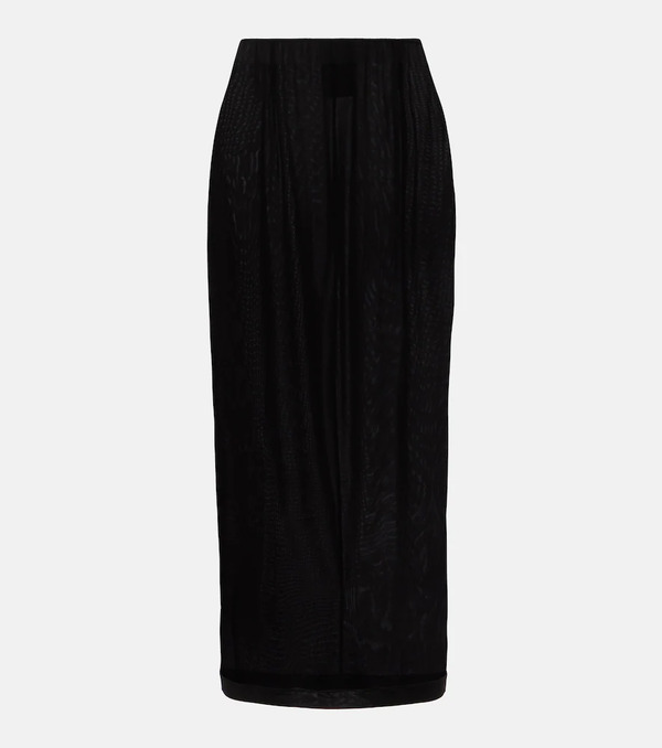  Wardrobe.nyc Wardrobe.nyc Sheer Midi Skirt 