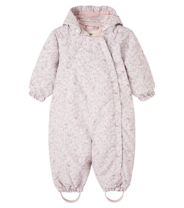  Wheat Wheat Baby Adi Floral Snowsuit 