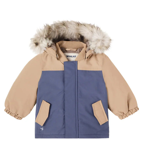  Wheat Wheat Baby Kasper Colorblocked Ski Jacket 