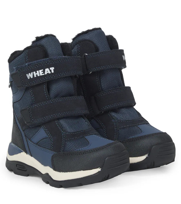  Wheat Wheat Leather-trimmed Ankle Boots 