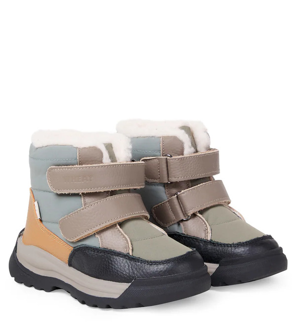  Wheat Wheat Tex Leather-trimmed Boots 
