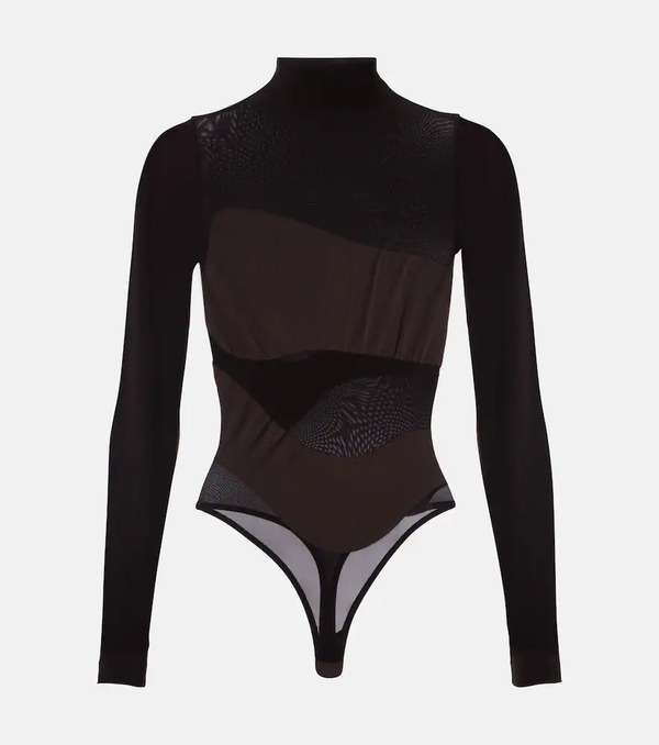  Wolford Wolford Shade Semi-sheer Bodysuit 