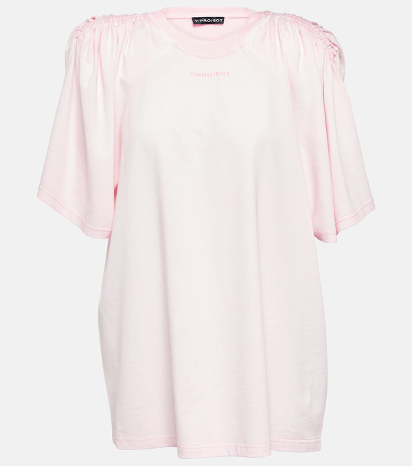  Y/project Y/project Embroidered Cotton Top 