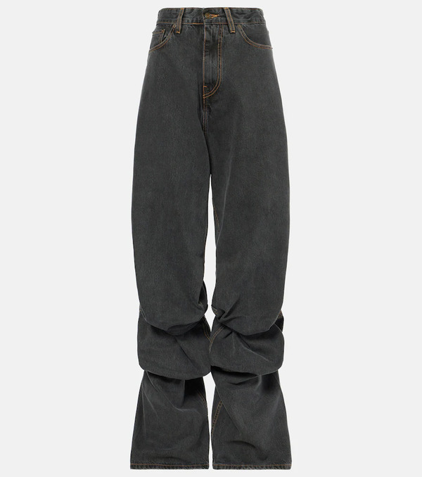  Y/project Y/project Evergreen Draped Cuff Wide-leg Jeans 