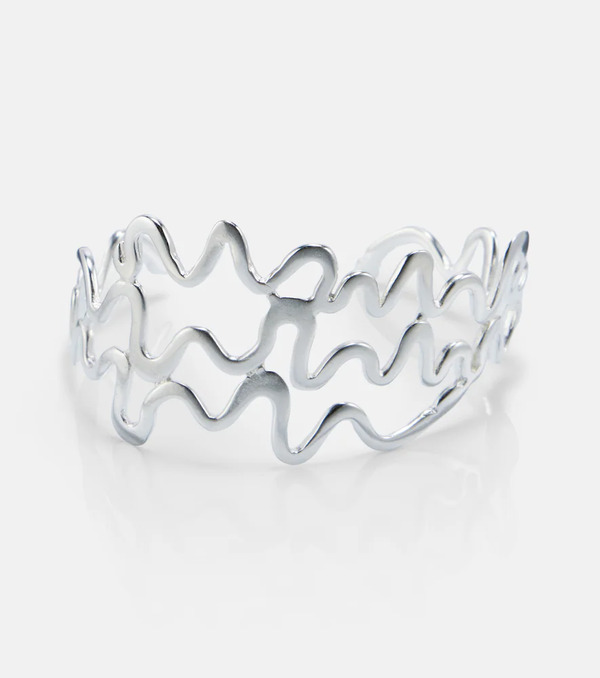  Ysso Ysso Shore Silver-plated Cuff Bracelet 