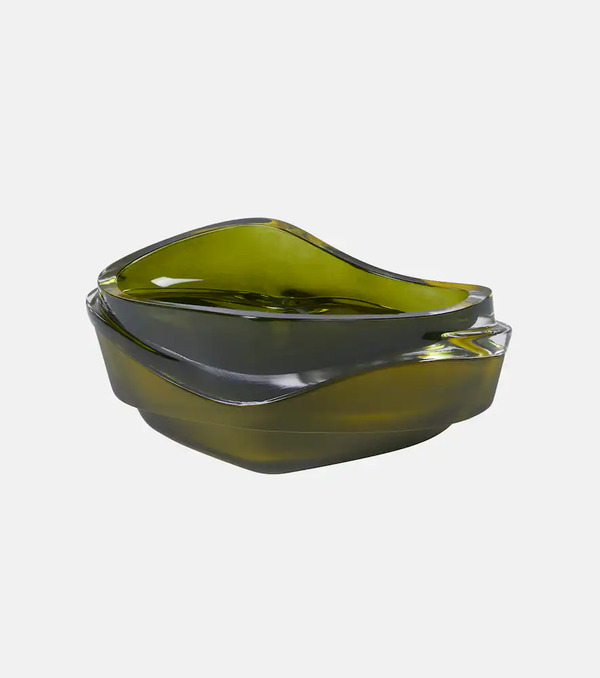  Zaha Hadid Design Zaha Hadid Design Plex Set Of 2 Crystal Decorative Trays 