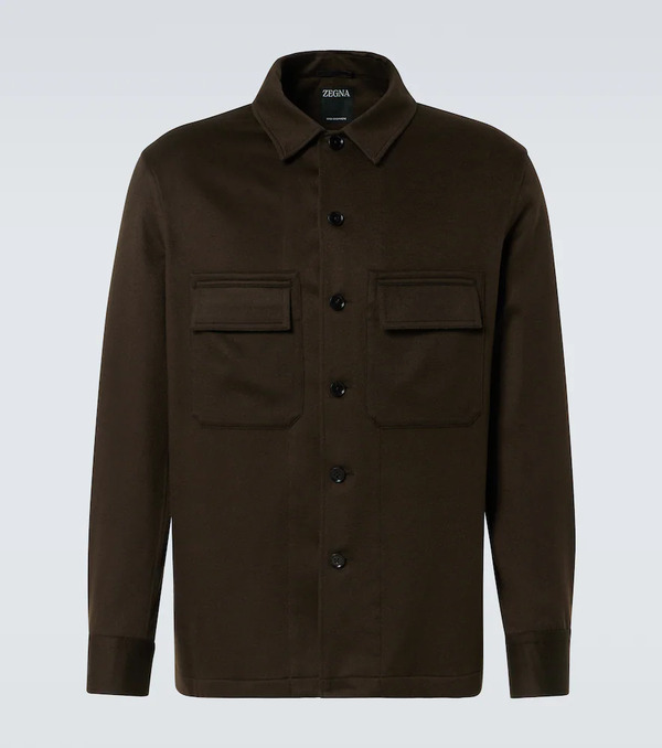  Zegna Zegna Alba Cashmere Overshirt 