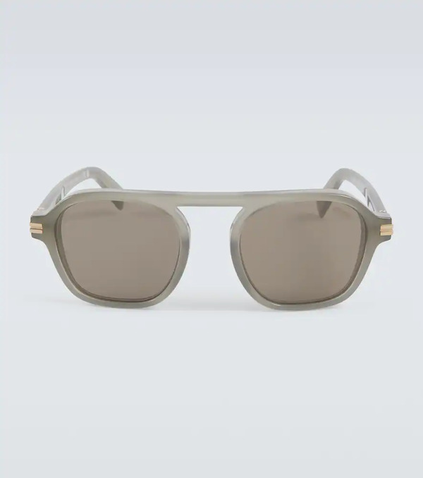  Zegna Zegna Aurora Ii Flat-top Sunglasses 