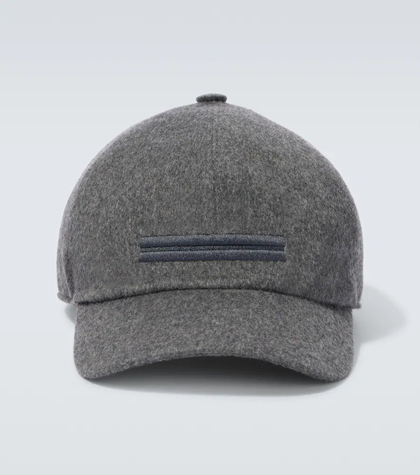 Zegna Zegna Cashmere Baseball Cap 
