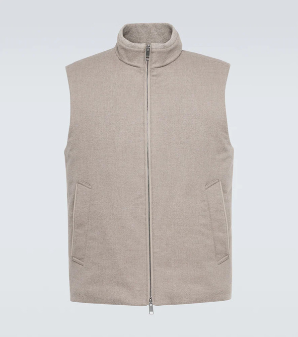  Zegna Zegna Cashmere Down Vest 