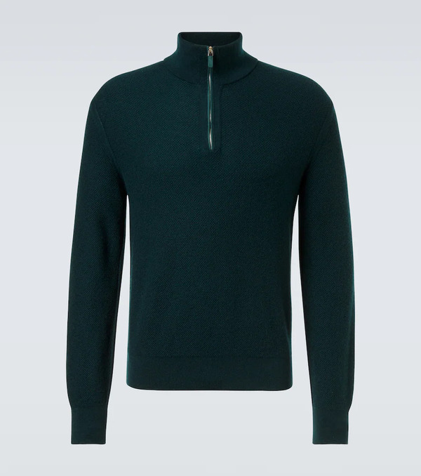  Zegna Zegna Cashmere Half-zip Sweater 