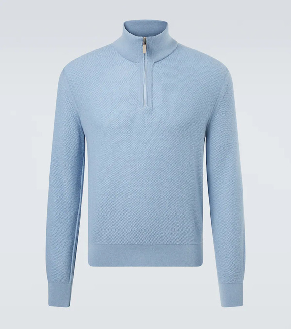  Zegna Zegna Cashmere Mockneck Sweater 