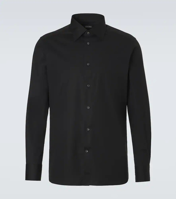  Zegna Zegna Cotton-blend Poplin Shirt 
