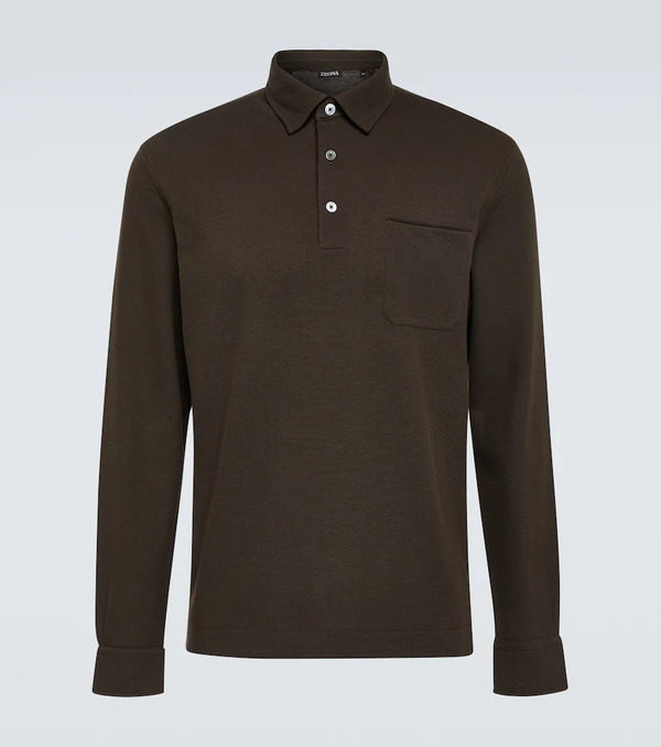  Zegna Zegna Cotton Polo Sweater 