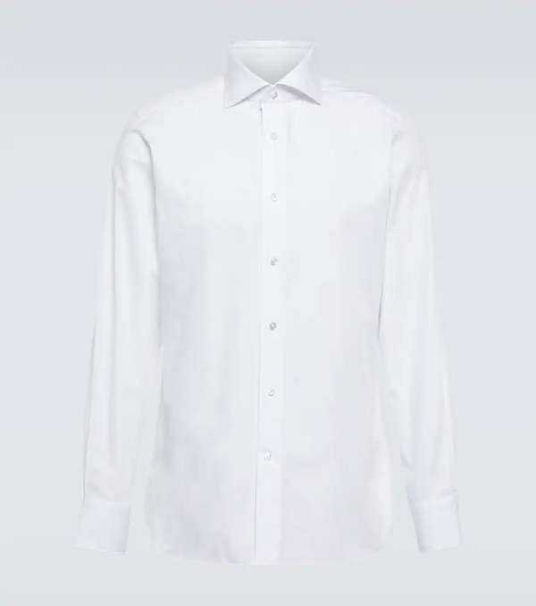  Zegna Zegna Cotton Poplin Shirt 