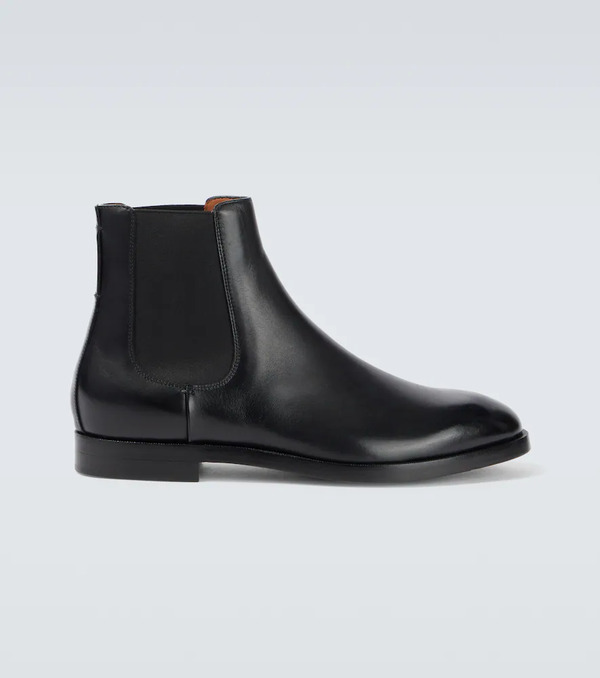  Zegna Zegna Leather Chelsea Boots 