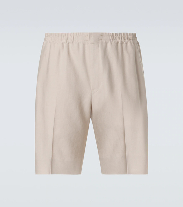  Zegna Zegna Linen Bermuda Shorts 