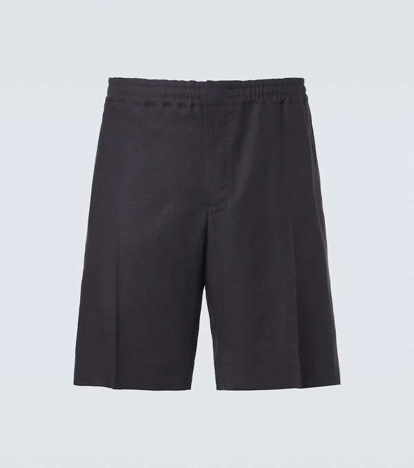  Zegna Zegna Linen Bermuda Shorts 
