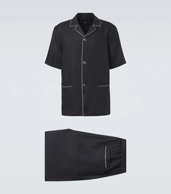  Zegna Zegna Linen Pajamas 