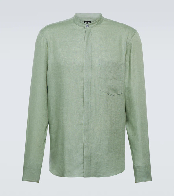  Zegna Zegna Linen Shirt 