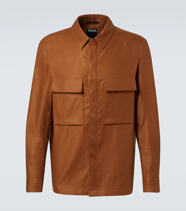  Zegna Zegna Linen Shirt 