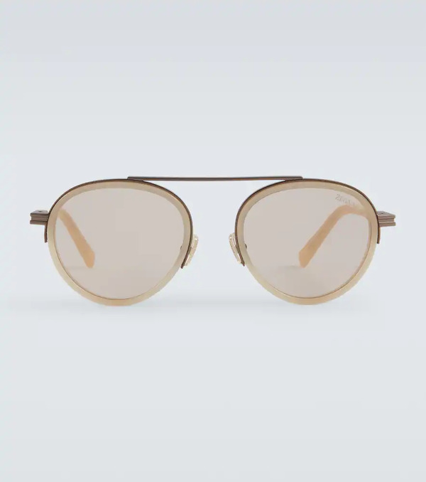  Zegna Zegna Orizzonte Aviator Sunglasses 