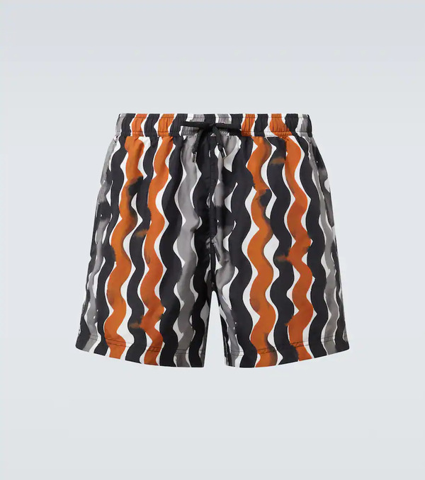  Zegna Zegna Printed Swim Trunks 