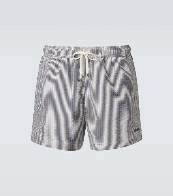  Zegna Zegna Seersucker Swim Trunks 