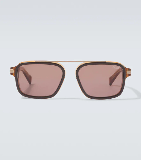  Zegna Zegna Square Sunglasses 