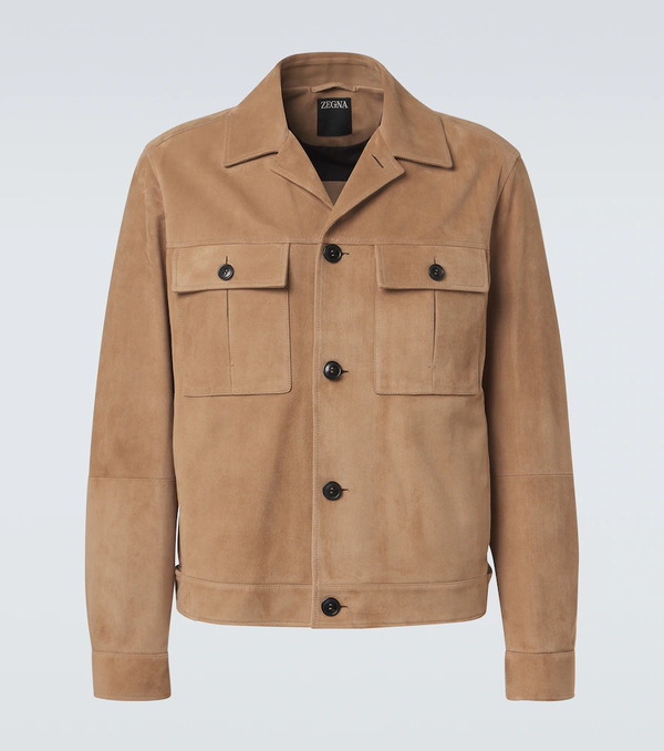  Zegna Zegna Suede Jacket 