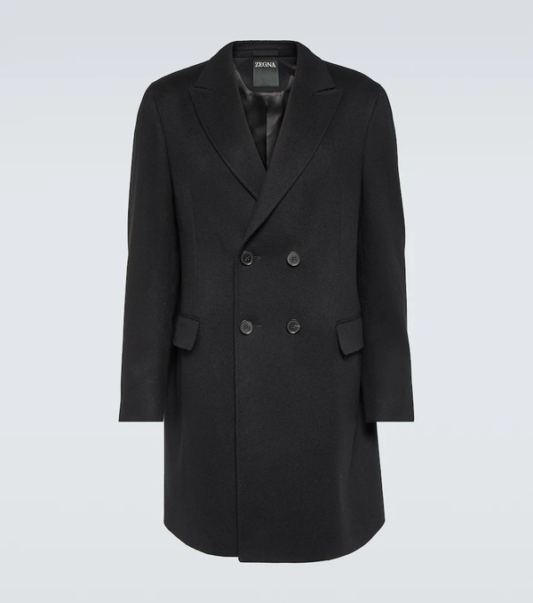  Zegna Zegna Wool And Cashmere-blend Coat 