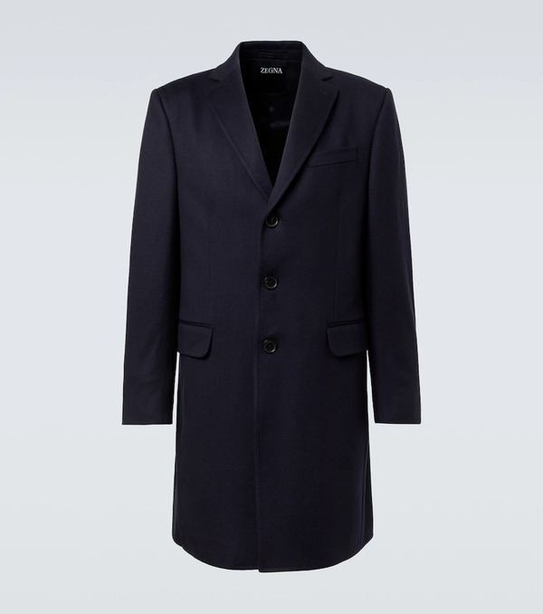  Zegna Zegna Wool And Cashmere-blend Coat 