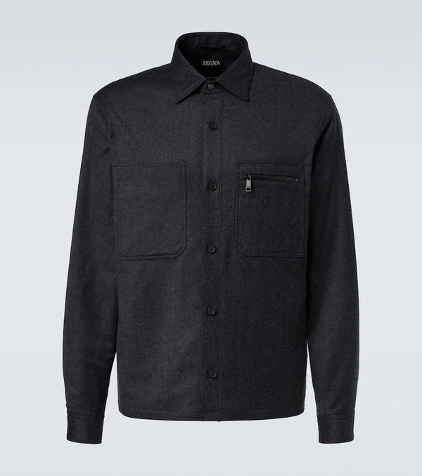  Zegna Zegna Wool Overshirt 