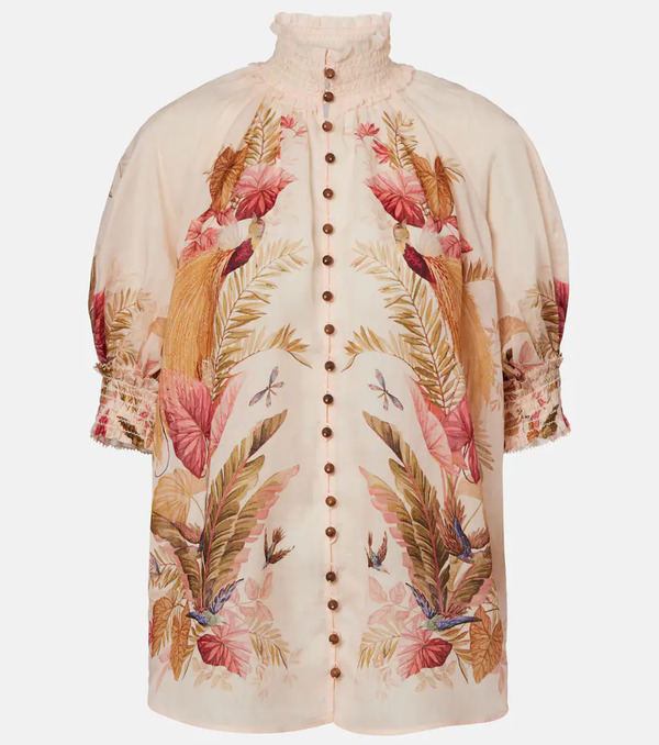  Zimmermann Zimmermann Ascension Shirred Floral Blouse 