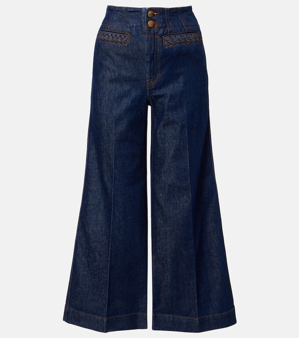  Zimmermann Zimmermann Aster Cropped Flared Jeans 