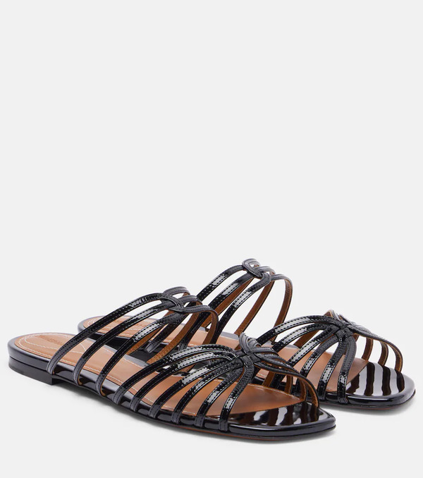  Zimmermann Zimmermann Aura Patent Leather Sandals 