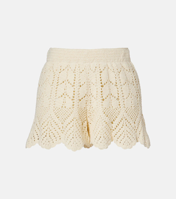  Zimmermann Zimmermann Awaken Lace Crochet Shorts 