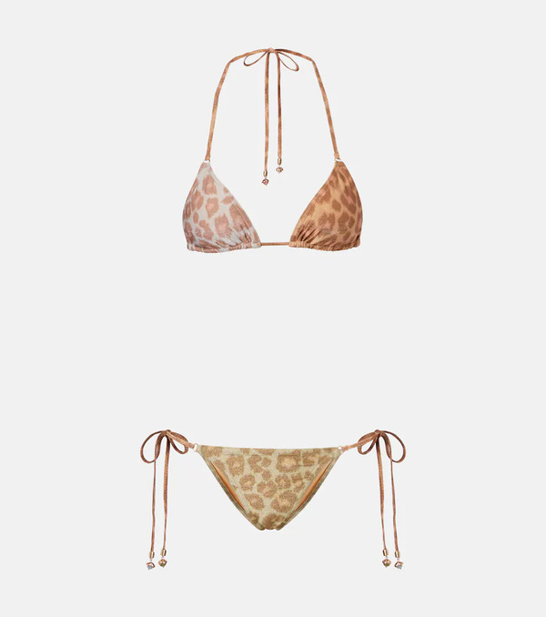  Zimmermann Zimmermann Awaken Metallic-effect Bikini 